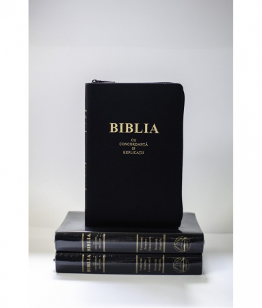 Biblie mare CO77 ZTI PU neagră [1]