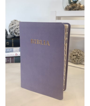 Biblii - Biblie medie 057 PU - mov deschis