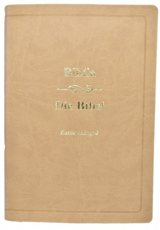Germana - Biblia - editie bilingva romana-germana - crem