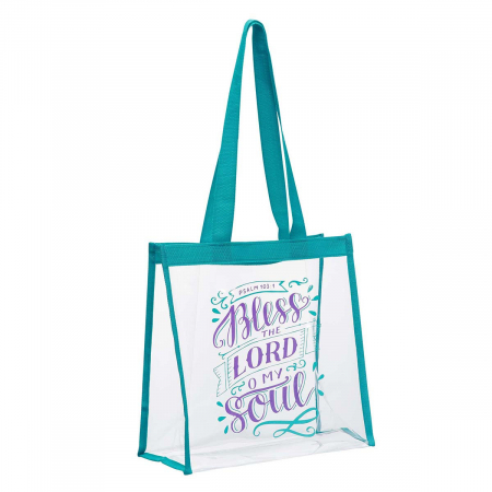 Bless The Lord Clear Tote Bag - Psalm 10 [1]