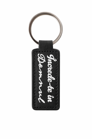 Cadouri - Breloc din piele - Încrede-te în Domnul