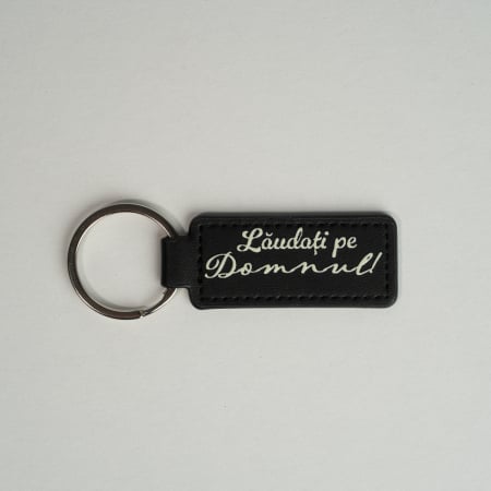 Breloc - Breloc piele - Laudati pe Domnul