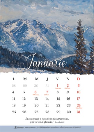 Cadouri - Calendar A4 - 2027