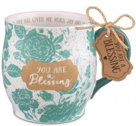 Cani limba engleza - Cana din ceramica - You are a Blessing - Philemon 1:7