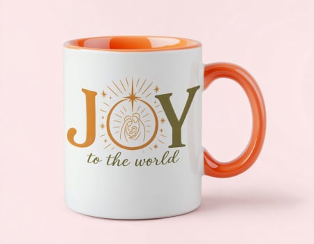 Cadouri - Cana din ceramica - Joy to the world
