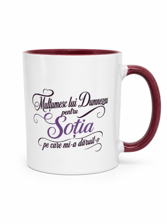 Cadouri - Cana - Multumesc lui Dumnezeu pentru sotia... - Gramma.ro