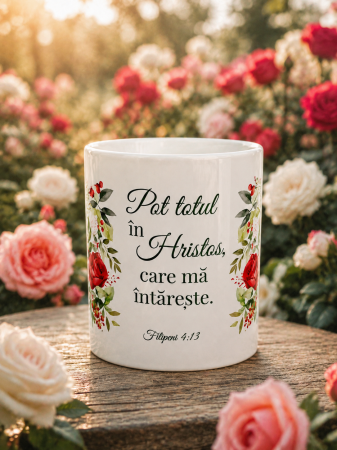Cana - Pot totul in Hristos (trandafiri) - Gramma.ro [2]
