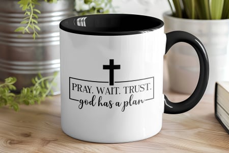 Sticle apa - Cana - Pray. Wait. Trust