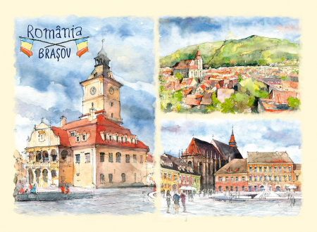 Brasov - Carte postala Brasov 4