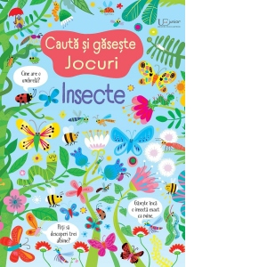 Jocuri si activitati educative - Cauta si gaseste. Insecte (Usborne)