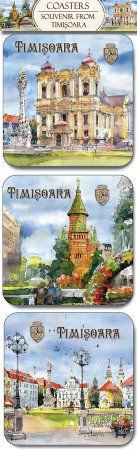 Suvenir - Suport pahar set Timisoara