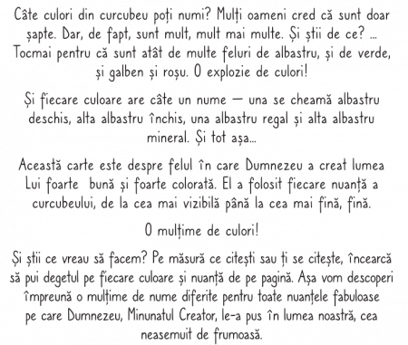 Creatia foarte colorata a lui Dumnezeu (seria: cele mai frumoase istorisiri biblice) [4]