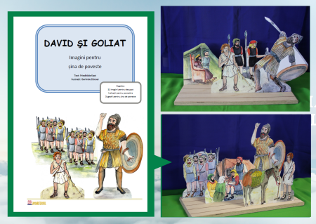 Carti - David si Goliat – imagini pentru șina de poveste