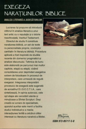 Exegeza naratiunilor biblice. Analiza literara a Judecatorilor [1]