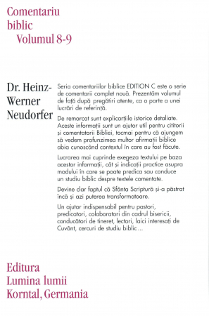Faptele Apostolilor, comentariu biblic, vol. 8/9 [1]