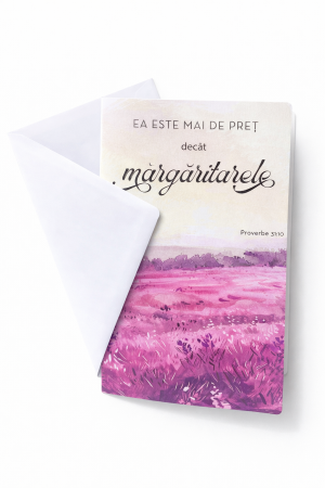 Felicitare - Felicitare - Ea este mai de pret decat margaritarele