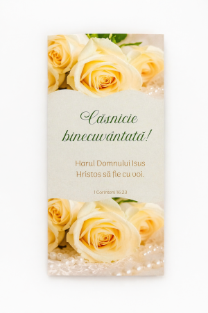 Cadouri Gramma.ro - Felicitare pentru nunta - cu buzunar pentru dar