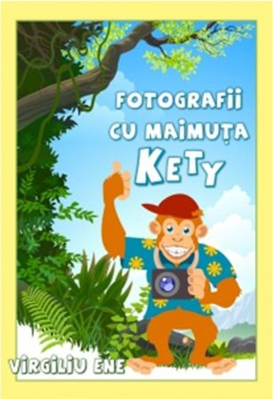Copii - Fotografii cu maimuta Kety