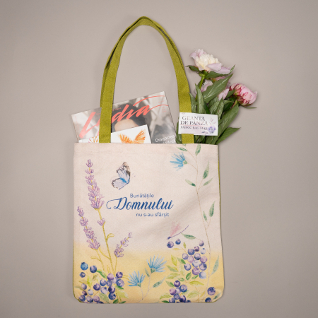 Geanta din panza - Geanta de panza - Bunatatile Domnului nu s-au sfarsit