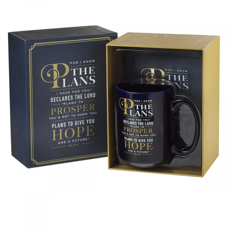 Set cadou - Journal and Mug Graduation - Jer 29:11