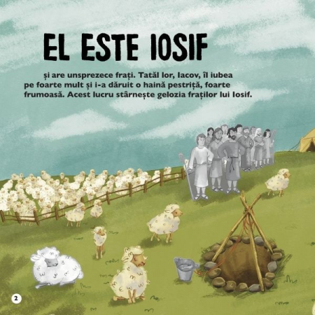 Iosif - Poveste biblică pentru copii cu autocolante [1]