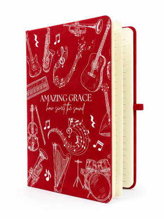 Jurnal A5 - Amazing grace - rosu [2]