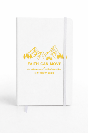 Cadouri Gramma.ro - Jurnal A6 - Faith can move mountains