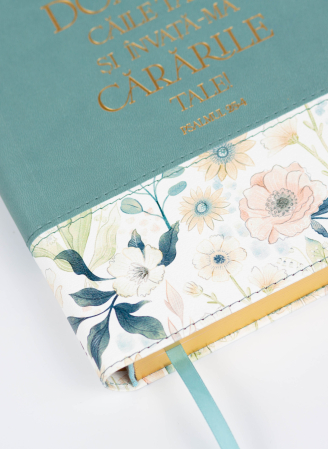 Jurnal cu elastic si suport de pix: Arata-mi, Doamne, caile Tale si invata-Ma cararile Tale [1]