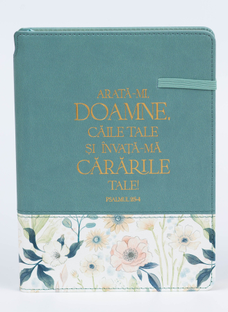 Limba Română - Jurnal cu elastic si suport de pix: Arata-mi, Doamne, caile Tale si invata-Ma cararile Tale