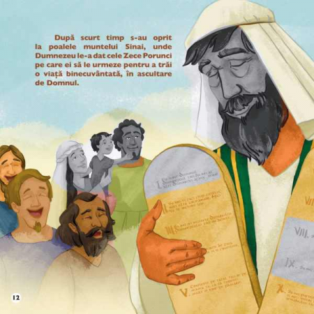 Moise – Poveste biblica pentru copii, cu autocolante [1]