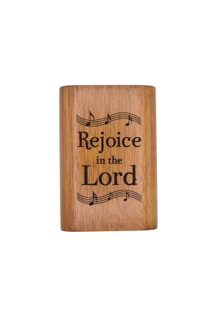 Produse din lemn - Suport pentru pixuri - Rejoice in the Lord - GPC03-21