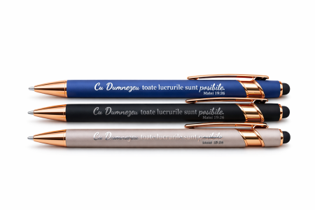 Pix elegant cu stylus – „Cu Dumnezeu toate lucrurile sunt posibile” [1]