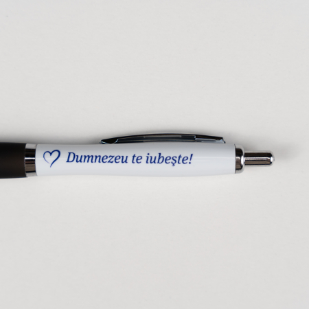 Instrumente de scris - Pix plastic - Dumnezeu te iubește (3)
