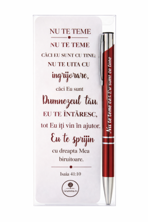 Pix+Semn de carte - Pix+semn de carte - Nu te teme (alb)