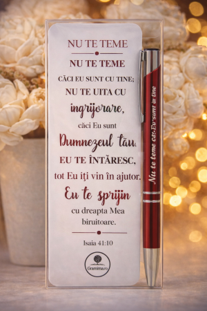 Pix+semn de carte - Nu te teme (alb) [1]