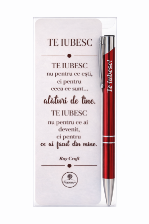 Cadouri - Pix+semn de carte - Te iubesc