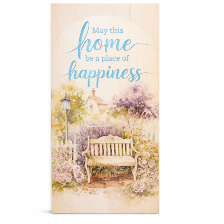 Cadouri - Placa de lemn (300x600 mm) -May this home be a place of happiness