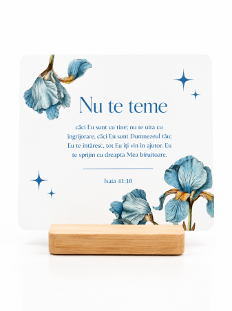 Placheta - Placheta -  Nu te teme căci Eu sunt cu tine... - Gramma.ro