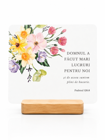Placheta - Placheta - Domnul a facut mari lucruri pentru noi... - Gramma.ro