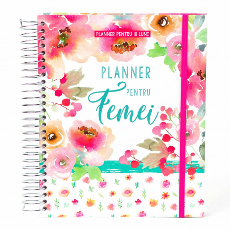 Limba Română - Planner pentru femei, Agenda pentru femei - 18 luni, nedatat
