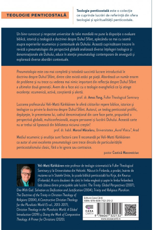 Pneumatologie: Duhul Sfant dintr-o perspectiva ecumenica, internationala si contextuala [1]