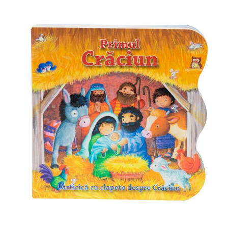 Povestiri - Primul Craciun - carticica cu clapete despre Craciun