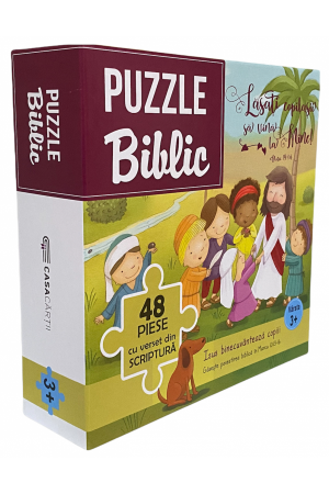 Puzzle 48 de piese - Isus binecuvanteaza copiii [0]