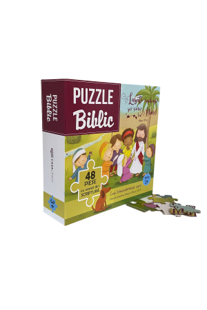 Puzzle 48 de piese - Isus binecuvanteaza copiii [1]
