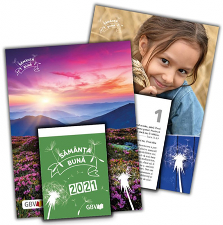 Devotional zilnic - Samanta buna - meditatii zilnice 2021 (Varianta de perete)