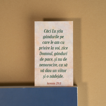 Semn de carte -  Căci Eu știu gândurile pe care le am cu privire la voi [2]