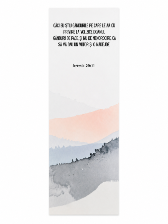Cadouri Gramma.ro - Semn de carte - Caci eu stiu gandurile... - Gramma.ro