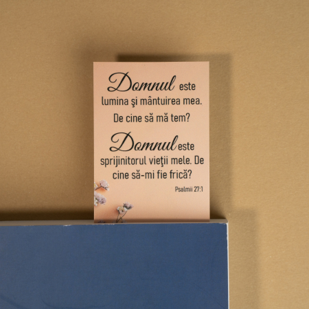 Semn de carte -  Domnul este lumina si mântuirea mea [2]
