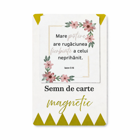 Pentru copii - Semn de carte magnetic - Mare putere are rugaciunea