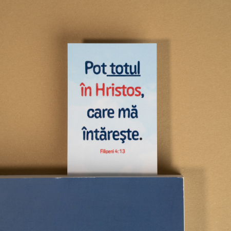 Semn de carte -  Pot totul în Hristos [1]